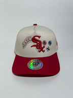 Top Sox Roja con Beige