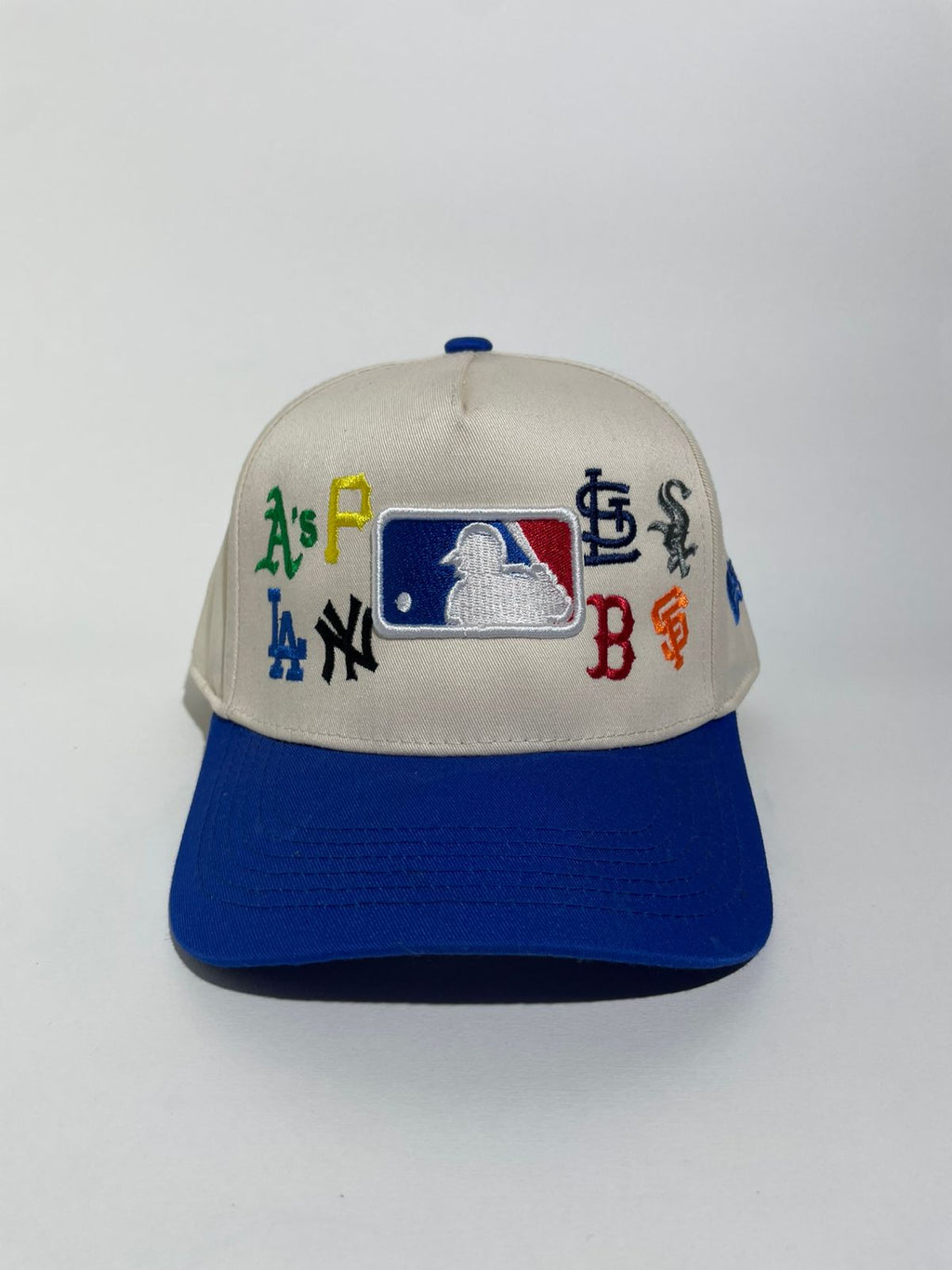 Top Multi-equipos Azul con Beige