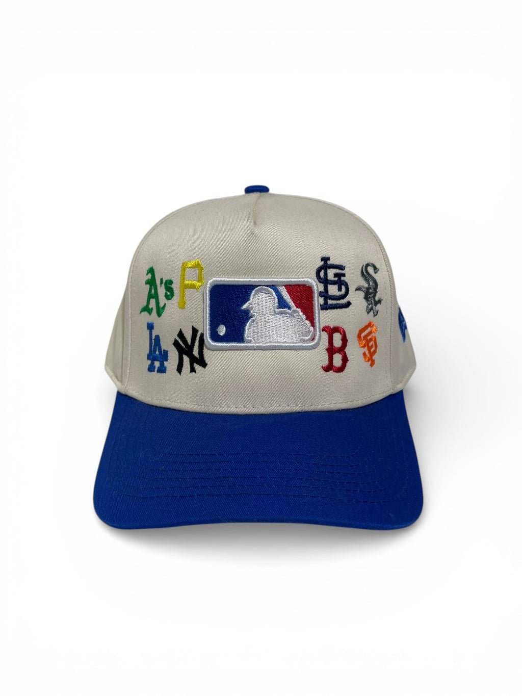 Top Multi-equipos Azul con Beige