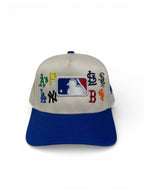 Top Multi-equipos Azul con Beige