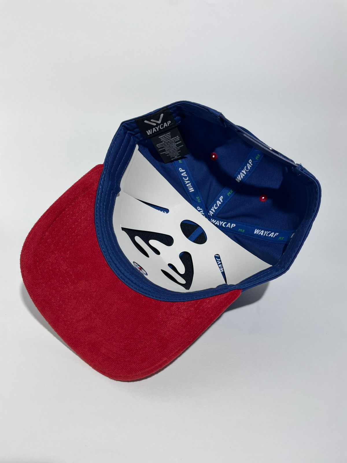 Top LA Azul y Rojo en Gamuza