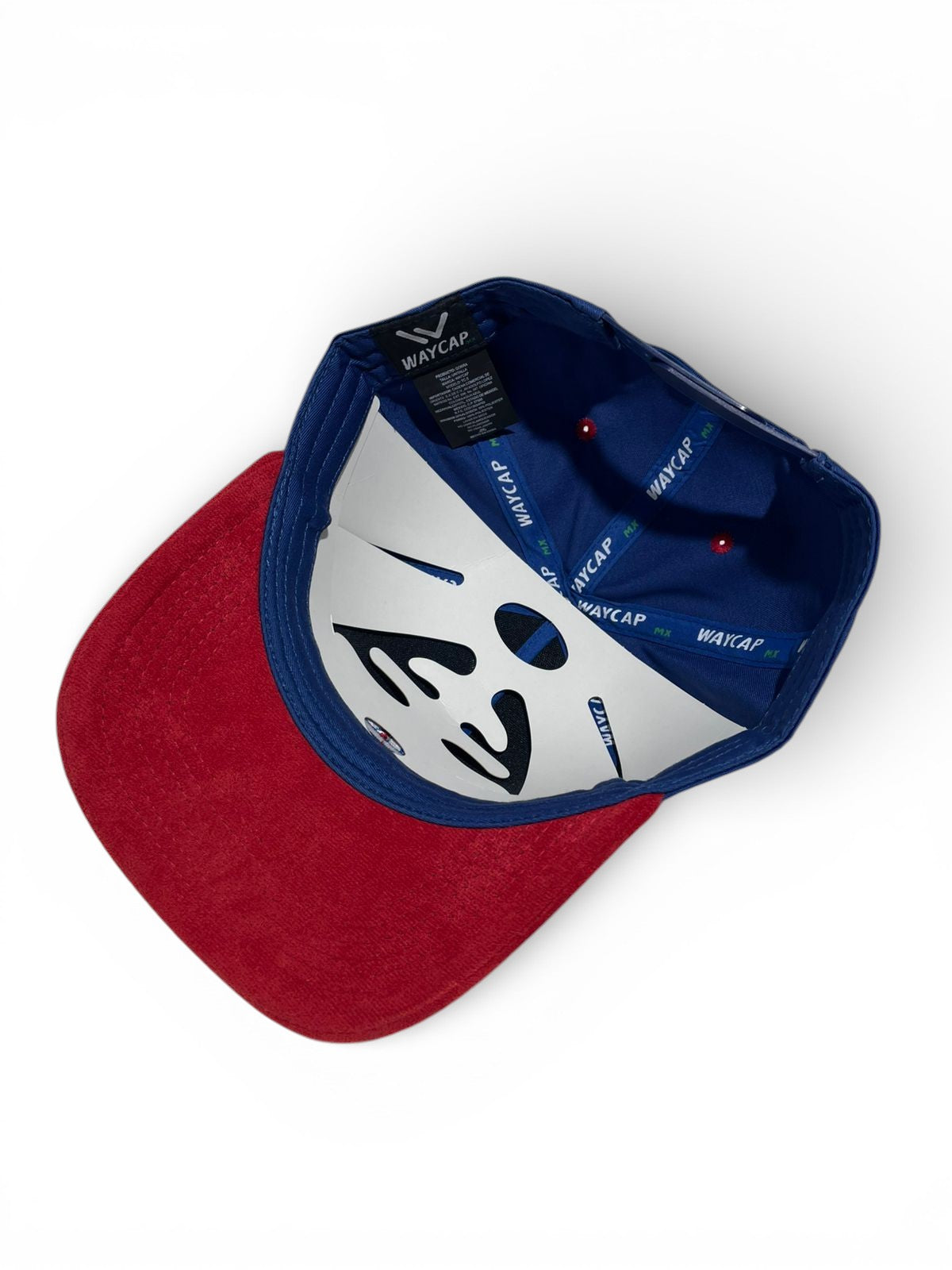 Top LA Azul y Rojo en Gamuza