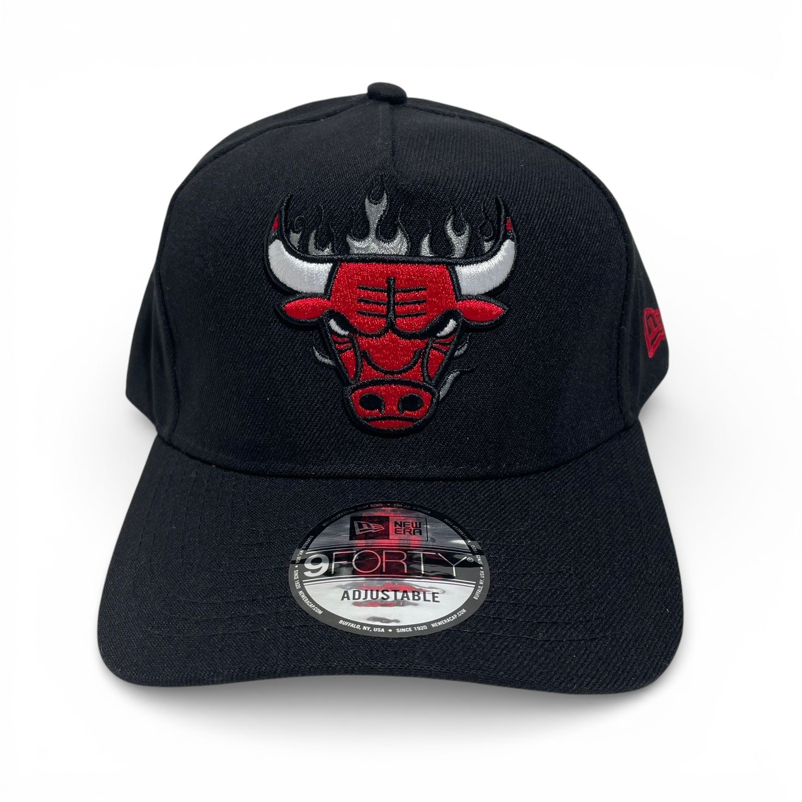 New Era Chicago Bulls Negra y Rojo