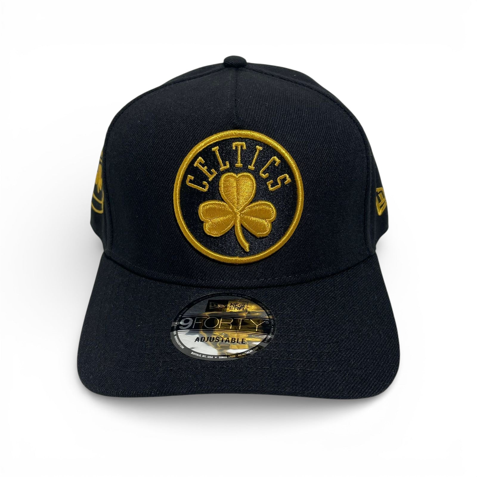 New Era Celtics Dorado y Negro