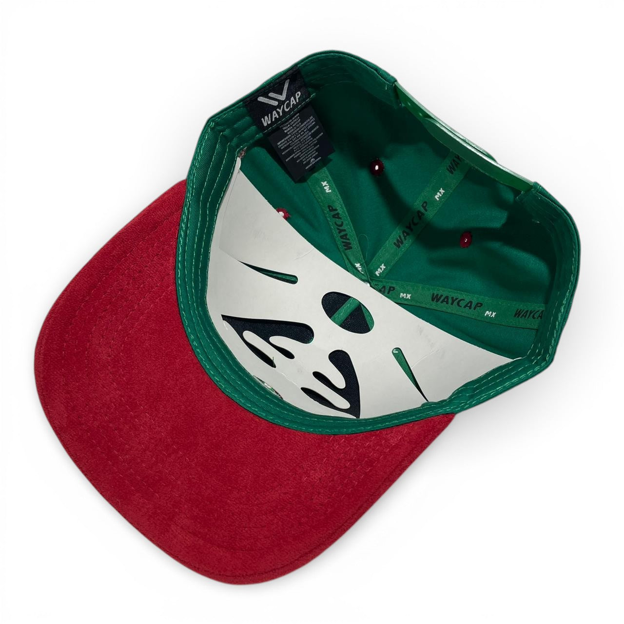 Top LA Verde y Rojo - Poliester y Gamuza